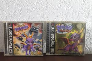 lot 54 image: SONY SPLAYSTATION SPYRO (2) RIPTOS RAGE &amp SPYRO YEAR OF THE DRAGON VIDEO GAME&nbsp