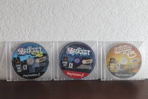 lot 6 image: TOTAL OF 3&nbsp PLAYSTATION 2 EA SPORTS BIG&nbsp NBA STREET VIDEO GAMES , 2001 STREET 3003 STREET VOL 2 &nbsp 2005 STREET V3&nbsp