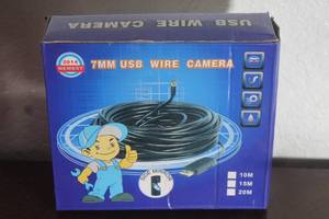 lot 259 image: 7MM USB WIRE CAMERA NEW IN BOX