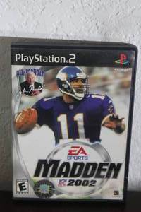 lot 171 image: PS2 EA SPORTS MADDEN NFL 2002 VIDEO GAME&nbsp