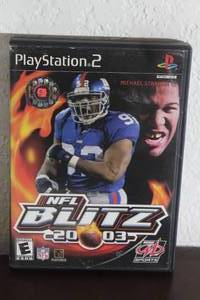 lot 176 image: PS2 NFL BLITZ 2003 MICHAEL STRAHAN VIDEO GAME&nbsp