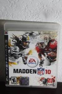 lot 184 image: PS3 EA SPORTS MADDEN NFL 10 VIDEO GAME&nbsp