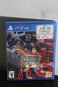 lot 137 image: PS4 ONE PIECE  PIRATE WARRIORS 4 VIDEO GAME&nbsp
