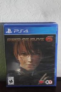 lot 126 image: PS4 DEAD OR ALIVE 6  SEALED SEE PICS&nbsp