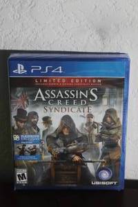 lot 123 image: PS4 LIMITED EDITION ASSASSINS CREED SYNDICATE VIDEO GAME  SEALED SEE PICS&nbsp