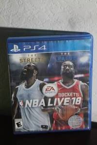 lot 117 image: PS4 THE STREETS THE LEAGUE EA SPORTS NBA LIVE 18 VIDEO GAME&nbsp