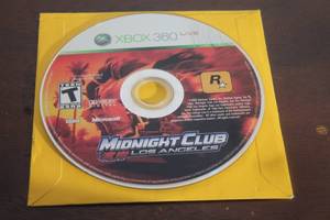 lot 110 image: XBOX 360 LIVE MIDNIGHT CLUB LOS ANGELES VIDEO GAME&nbsp