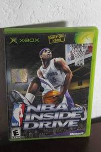 lot 89 image: XBOX NBA 2002 INSIDE DRIVE VIDEO GAME&nbsp