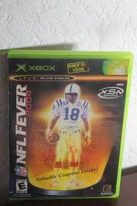 lot 88 image: XBOX XSN SPORTS NFL FEVER 2004 VIDEO GAME&nbsp