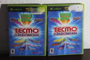 lot 92 image: TOTAL OF 2 - XBOX TECMO BOWL TECMO CLASSIC ARCADE VIDEO GAME&nbsp