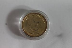 lot 49 image: PRESIDENT DOLLAR COIN THOMAS JEFFERSON 1801-1809