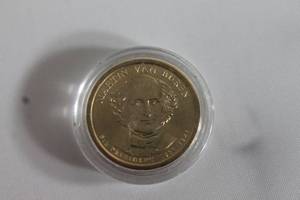lot 50 image: PRESIDENT DOLLAR COIN MARTIN VAN BUREN 1837-1841