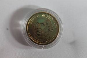 lot 54 image: PRESIDENT DOLLAR COIN GEORGE WASHINGTON 1789-1797