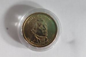 lot 57 image: PRESIDENT DOLLAR COIN JAMES MONROE 1817-1825