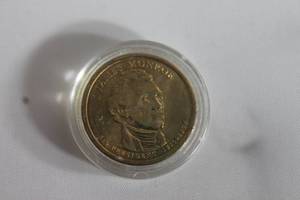 lot 58 image: PRESIDENT DOLLAR COIN JAMES MONROE 1817-1825