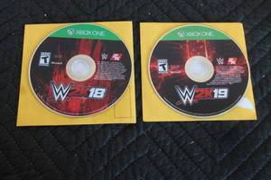 lot 80 image: LOT OF 2 XBOX ONE W2K18 AND W2K19 GAMES&nbsp