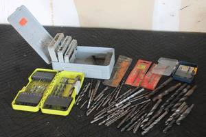 lot 87 image: GENEROUS AMOUNT OF DRILL BITS ASSORTED SIZES