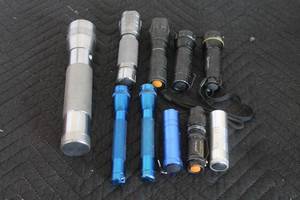 lot 97 image: LOT OF 20 ASSORTED LED FLASHLIGHTS