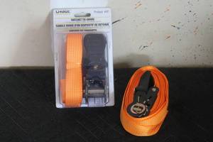 lot 152 image: TOTAL OF 2 UHAUL&nbsp 12 FT LONG RATCHET TIE DOWNS&nbsp
