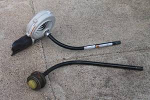 lot 172 image: TOTAL OF 2 RYOBI ATTATCHMENTS ,&nbsp BLOWER &amp TRIMMER&nbsp