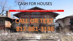 lot 31 image: WE BUY HOUSE IN ANY CONDITION