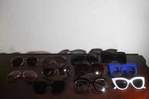lot 187 image: TOTAL OF 11 ASSORTED DESIGN WOMEN SUNGLASSES EYEWEAR  SEE PICS&nbsp