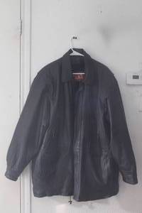 lot 192 image: HINDS 90S STREETWEAR WOMENS BLACK LEATHER JACKET SIZE&nbsp XL&nbsp