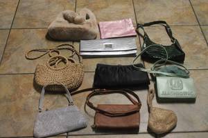lot 233 image: LOT OF 9 ASSORTED PURSES