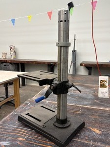 lot 12 image: TABLETOP DRILL PRESS STAND
