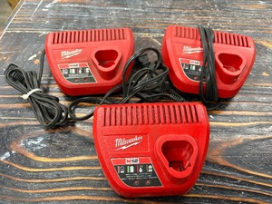 lot 42 image: 3 MILWAUKEE M12 CHARGERS&nbsp