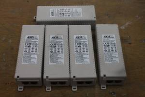 lot 59 image: 5 AXIS COMMUNICATION POWER OVER ETHERNET 53387