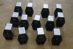 lot 62 image: 13 SCHAFFNER&nbsp INLET FILTER SWITCHES FN283-10-06