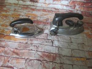 lot 11 image: 2 VINTAGEIRONS  DOMINION 1025 AND WESTINGHOUSE
