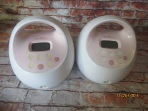 lot 25 image: 2 SPECTRA ELECTRIC BREAST PUMPS MODEL S2PLUS 1 POWER CORD