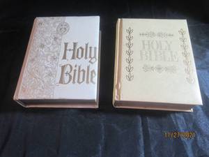 lot 63 image: 2 LARGE HOLY BIBLES