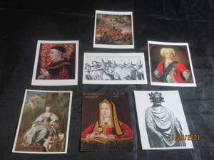 lot 105 image: 7 VINTAGE POSTCARDS