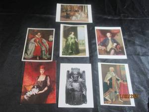 lot 107 image: 7 VINTAGE POSTCARDS