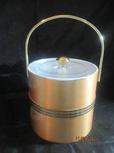 lot 119 image: MCM GEORGES BRIARD GOLD ICE BUCKET&nbsp