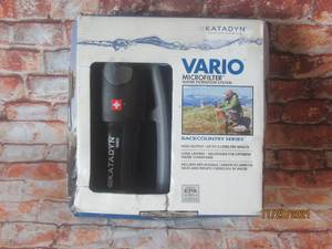 lot 163 image: KATADYN VARIO MICROFILTER WATER FILTERATION SYSTEM