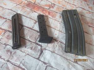 lot 166 image: 3 AMMO CLIPS