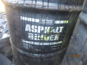 lot 241 image: 50 GALLON BARREL ASPHALT BINDER