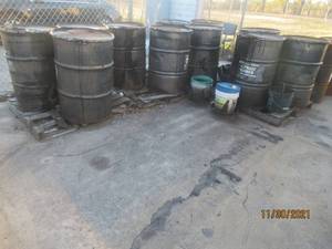 lot 243 image: 50 GALLON BARREL ASPHALT BINDER