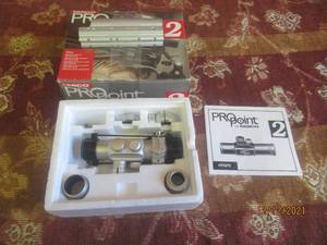lot 3 image: TASCO PRO POINT 2 PDP2ST 35MM RED DOT SIGHTING DEVICE
