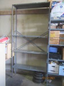 lot 36 image: SHELVING UNIT 8FT TALL X 4FT WIDE X 1FT DEPTH