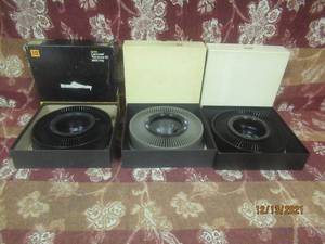 lot 84 image: 3 KODAK CAROUSEL SLIDE TRAYS