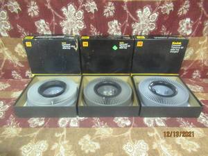 lot 85 image: 3 KODAK CAROUSEL SLIDE TRAYS
