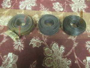 lot 92 image: 3 ROLLS 16 GAUGE BLACK TIE WIRE
