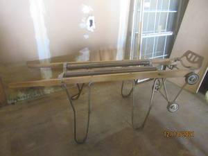 lot 122 image: VINTAGE K.E. BRADLEY BARREL DOLLY