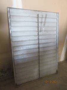 lot 123 image: EXHUAST WALL FAN SHUTTER 51 X 3