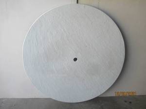 lot 213 image: CARIBBEAN FIBER GLASS PATION TABLE TOP 4FT DIAM.